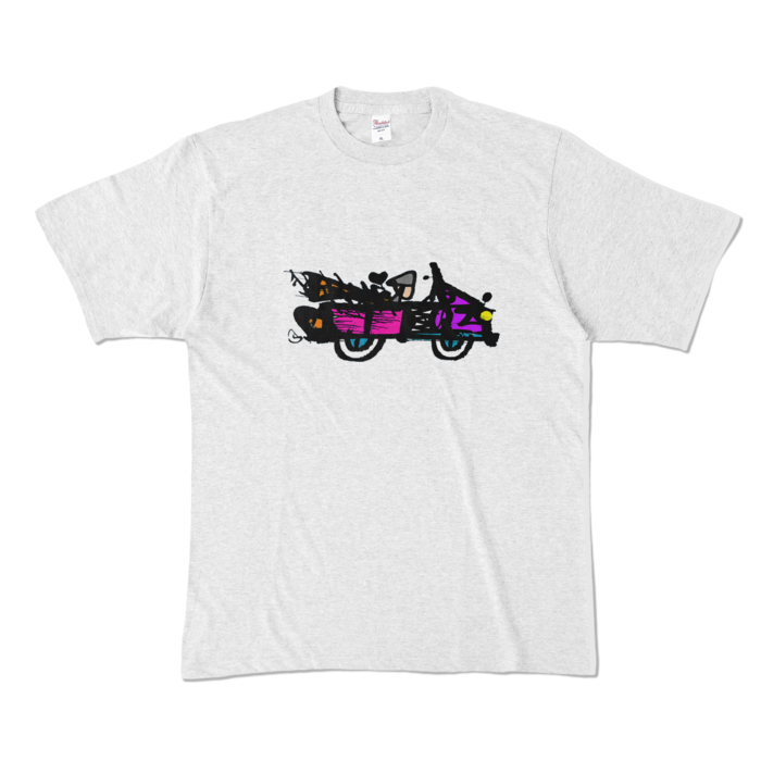 カラーTシャツ - XL - アッシュ (淡色)