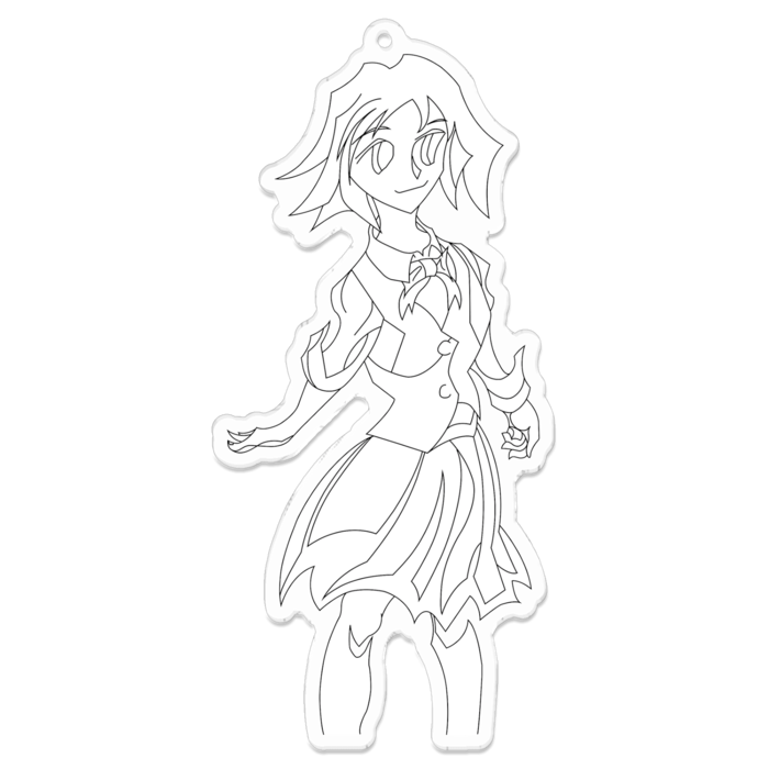 アクリルキーホルダー - 100 x 100 (mm)