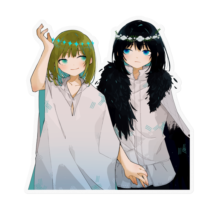 ステッカー - 100 x 100 (mm)