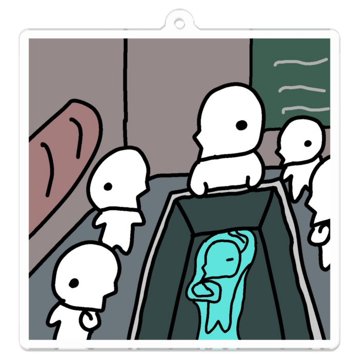 4.ミネソタ・アイスマン - アクリルキーホルダー - 70 x 70 (mm)