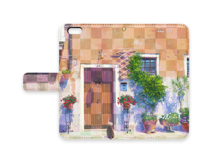 手帳型iPhoneケース - iPhone 6 Plus / 6s Plus - ストラップ穴 あり