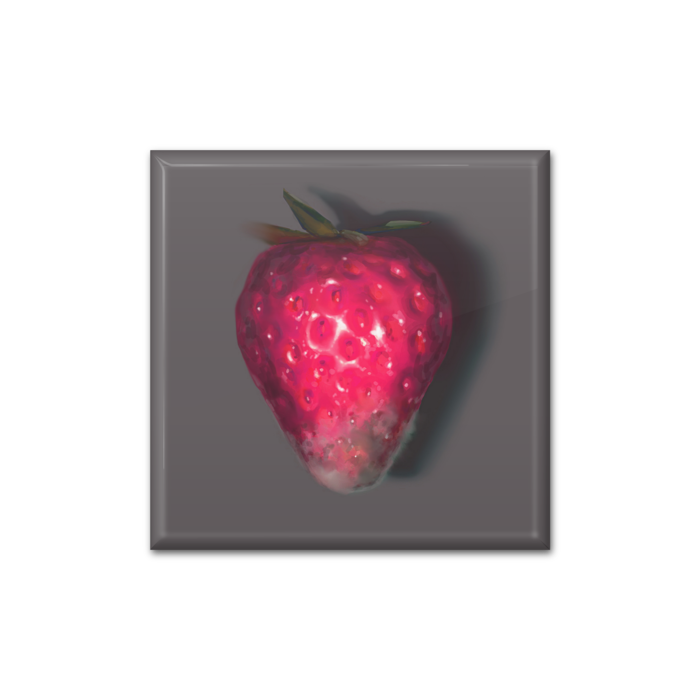 缶バッジ - 四角形40mm(1)  -pink