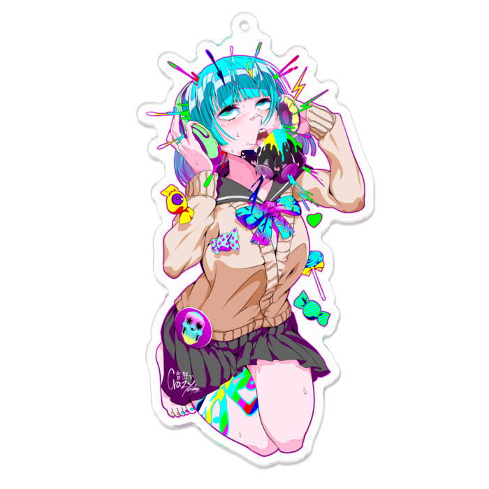 アクリルキーホルダー - 100 x 100 (mm)