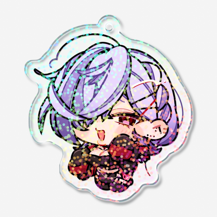 ホログラムアクリルキーホルダー - 50 × 50mm