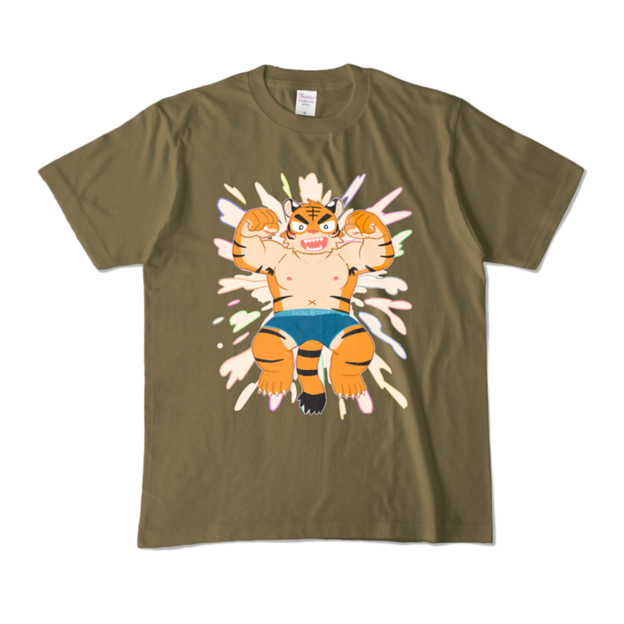 カラーTシャツ - M - オリーブ (濃色)