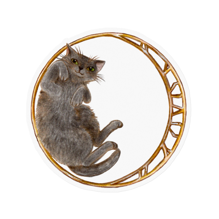 猫 - 100 x 100 (mm)