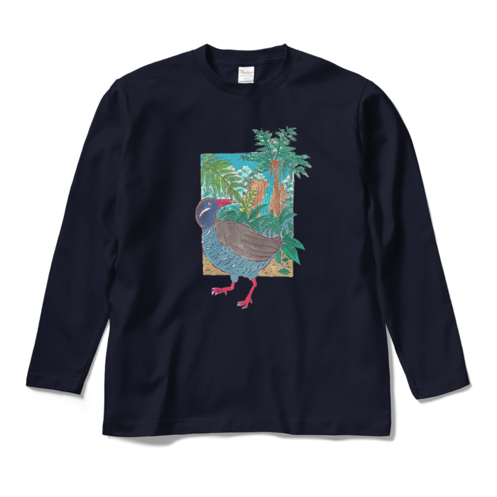 ロングスリーブTシャツ - M - ネイビー