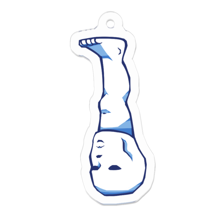 アクリルキーホルダー - 50 x 50 (mm)