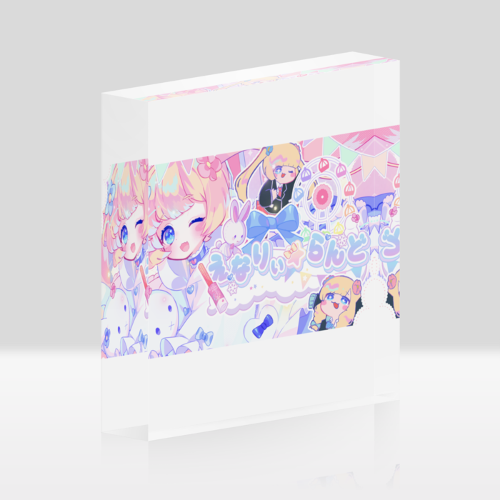 アクリルブロック - 100x100mm