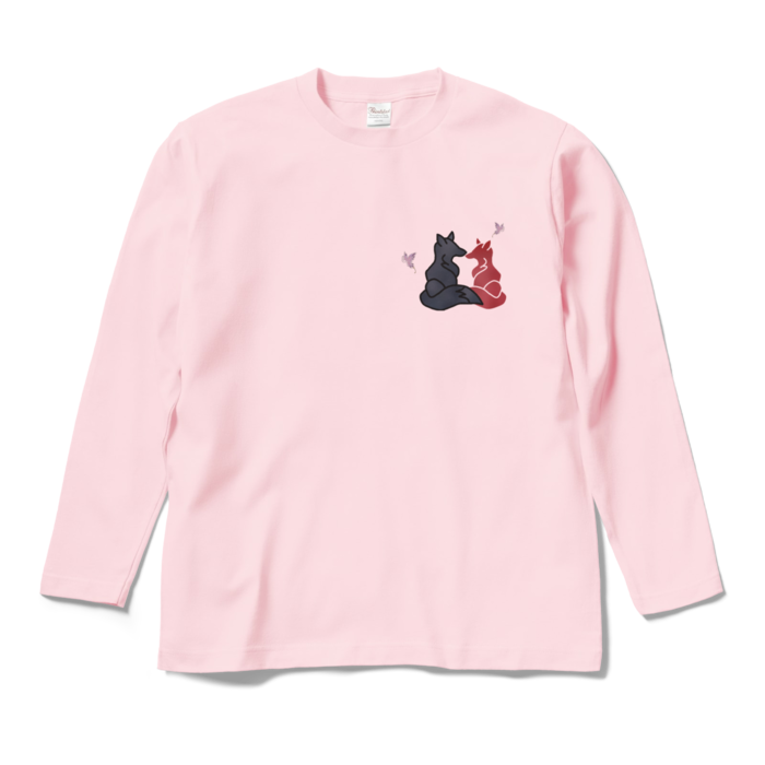 ロングスリーブTシャツ - M - ライトピンク