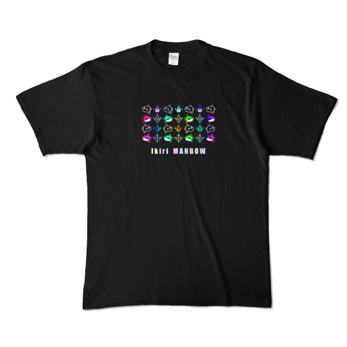 カラーTシャツ - XL - ブラック (濃色)