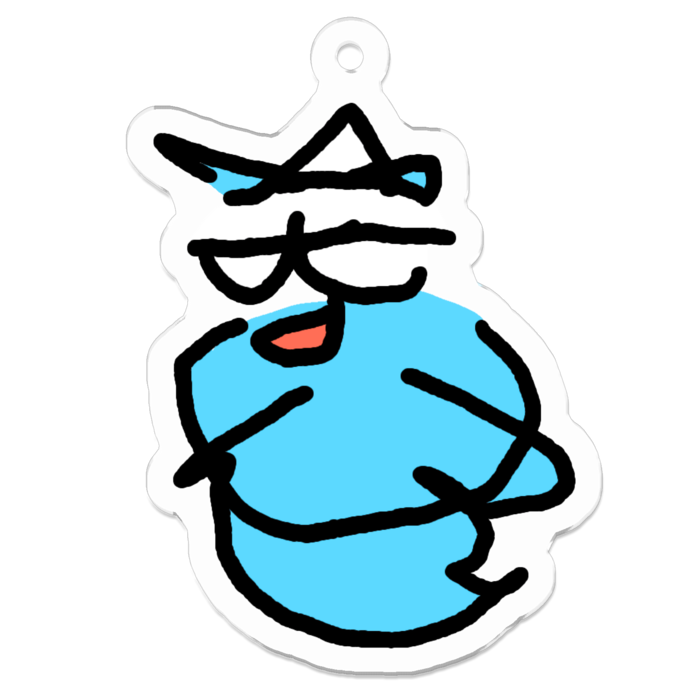 アクリルキーホルダー - 50 x 50 (mm)