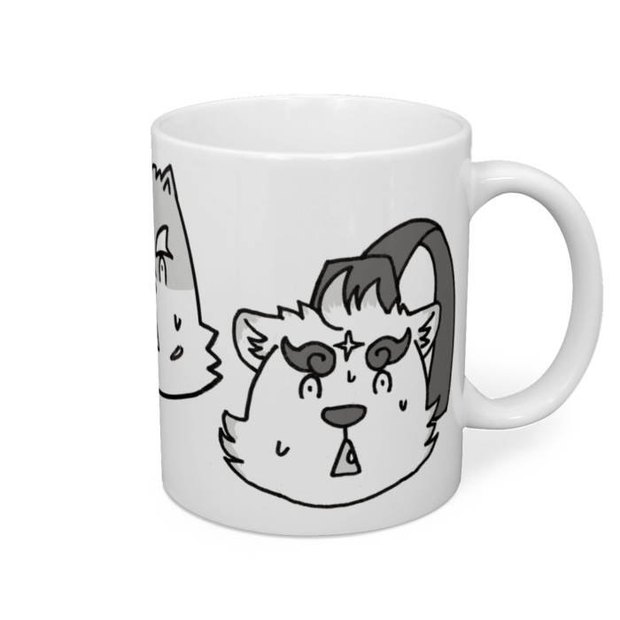 マグカップ - 直径 8 cm / 高さ 9.5 cm