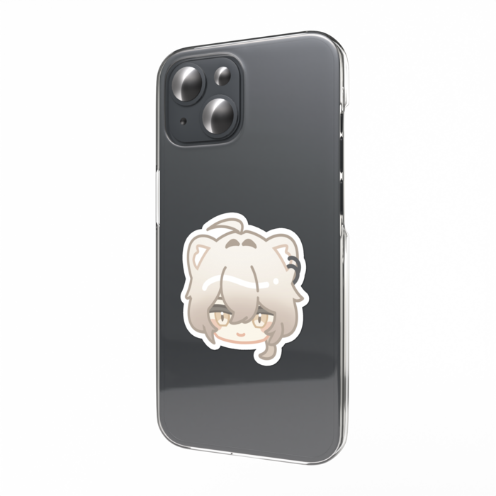 スマホステッカー - W55 × H91mm 以内【真央①】