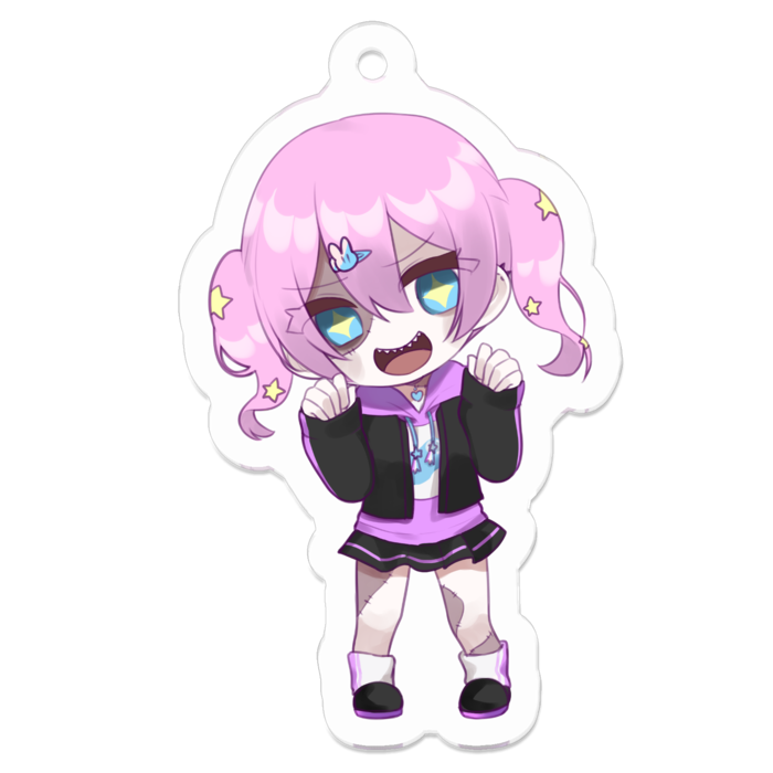 アクリルキーホルダー - 50 x 50 (mm)