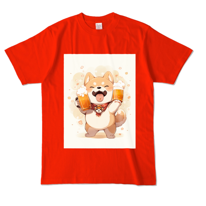 カラーTシャツ - L - レッド (濃色)