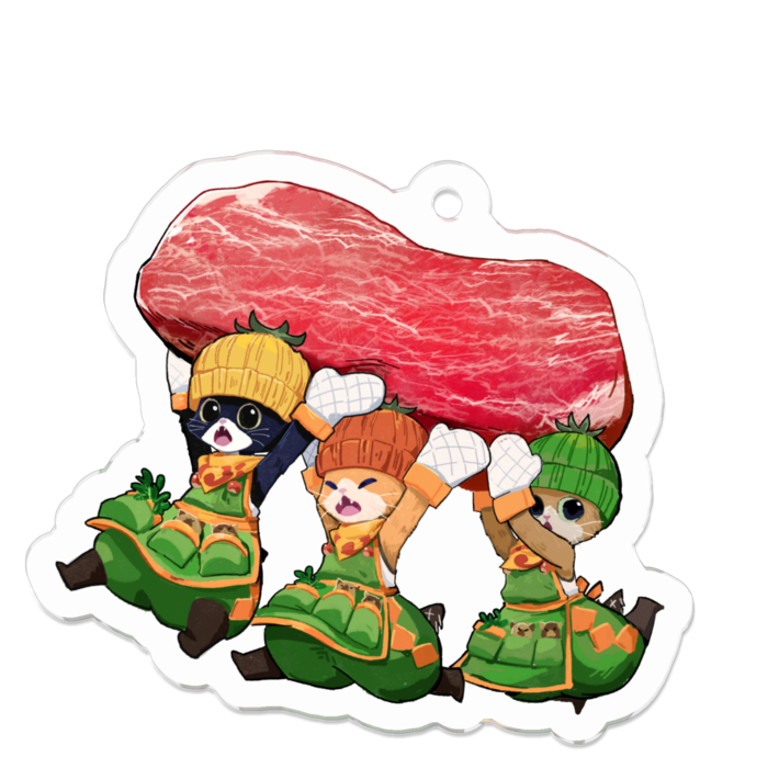 アクリルキーホルダー - 50 x 50 (mm)