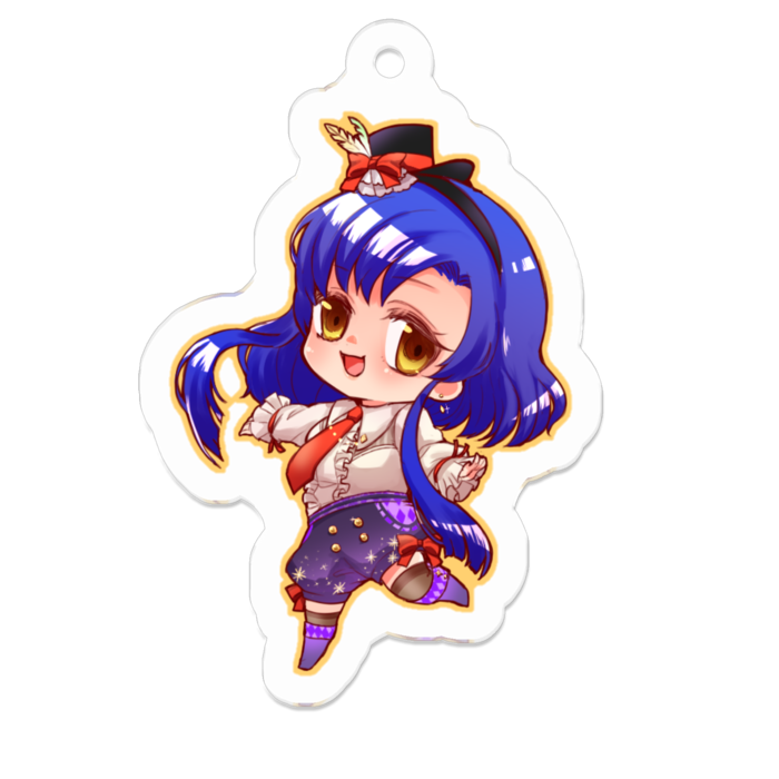 アクリルキーホルダー - 50 x 50 (mm)