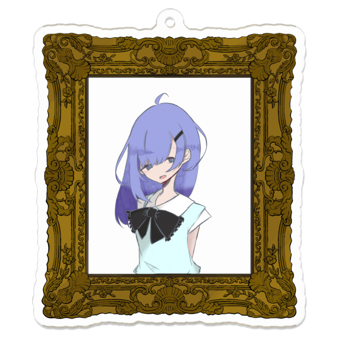 アクリルキーホルダー（コーティング） - 70 x 70 (mm)