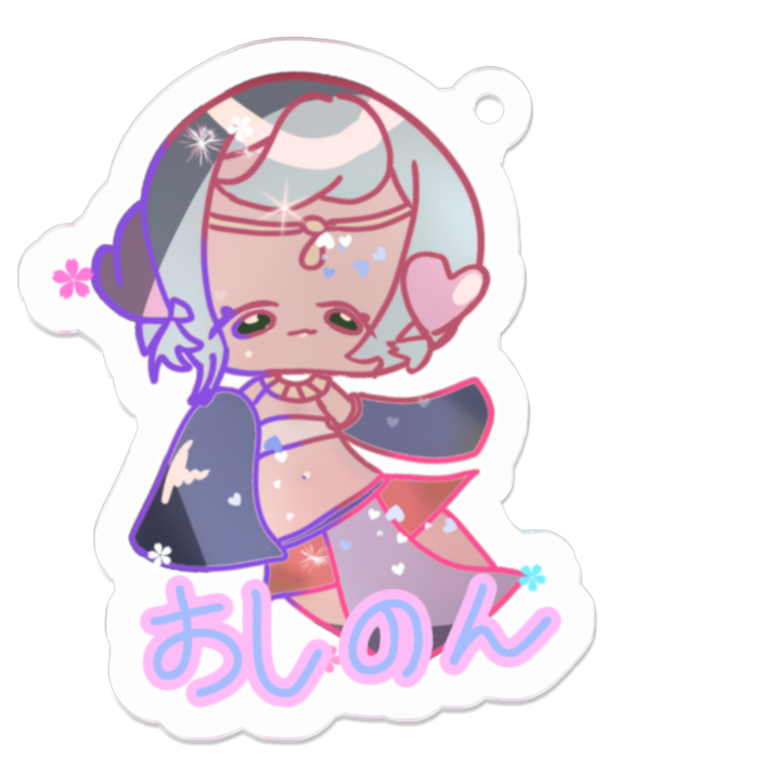 アクリルキーホルダー - 50 x 50 (mm)