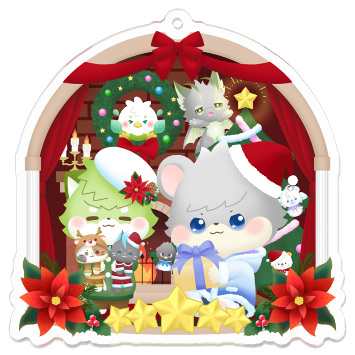 アクリルキーホルダー - 70 x 70 (mm)