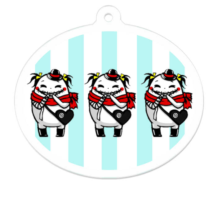 アクリルキーホルダー - 50 x 50 (mm)