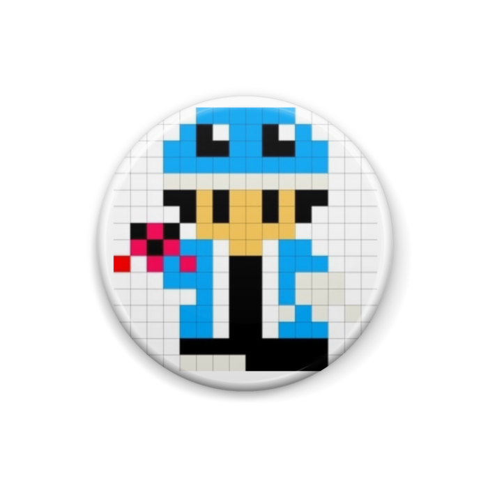 Bugって花井ちゃんrpgバッヂ くわぽんのドット絵工房 Booth