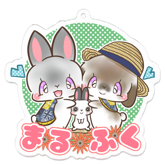 アクリルキーホルダー - 70 x 70 (mm)