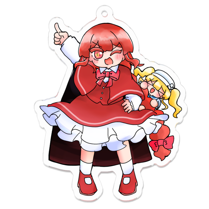 アクリルキーホルダー - 70 x 70 (mm)