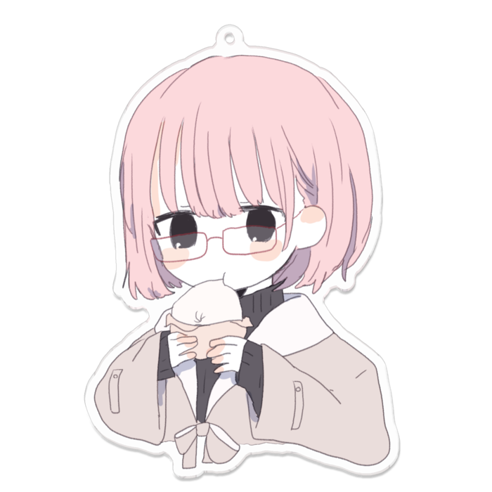 アクリルキーホルダー - 100 x 100 (mm)