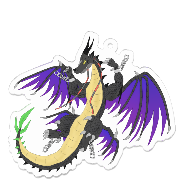 アクリルキーホルダー - 70 x 70 (mm)