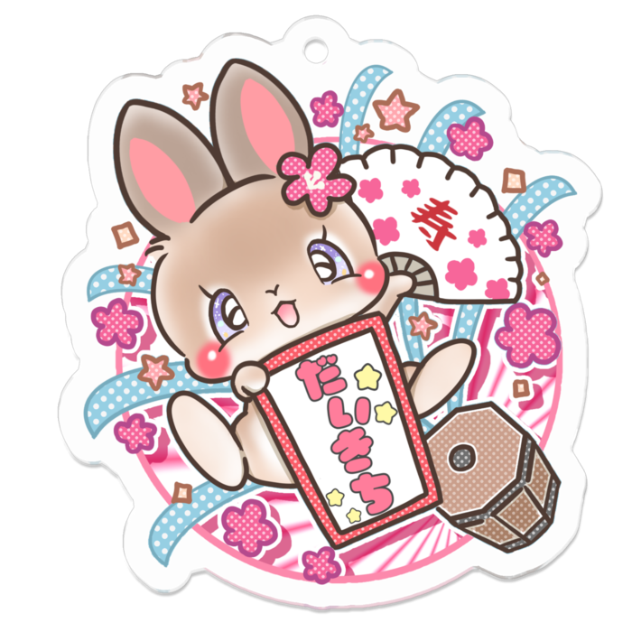 アクリルキーホルダー - 50 x 50 (mm)