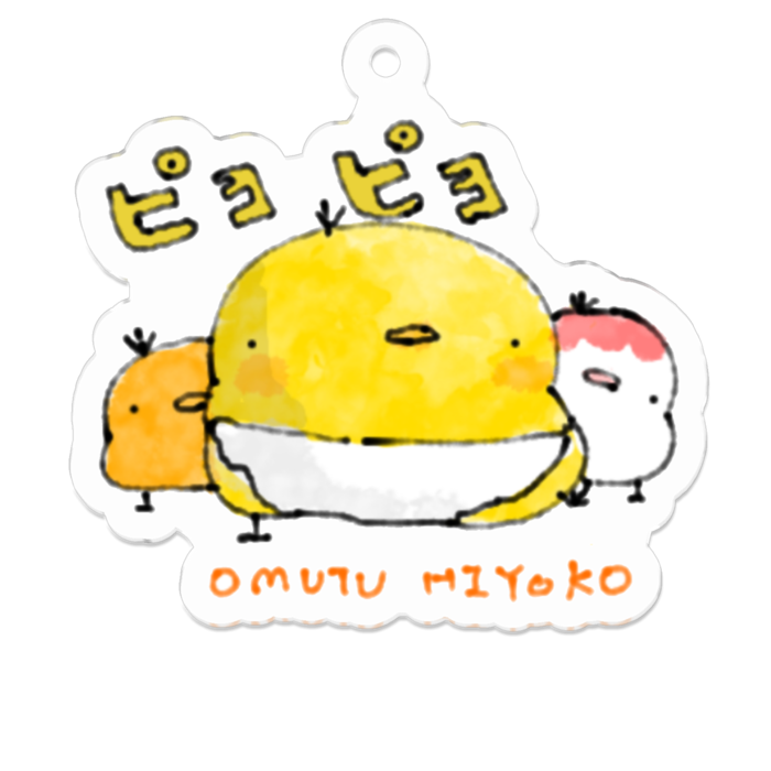 アクリルキーホルダー - 50 x 50 (mm)