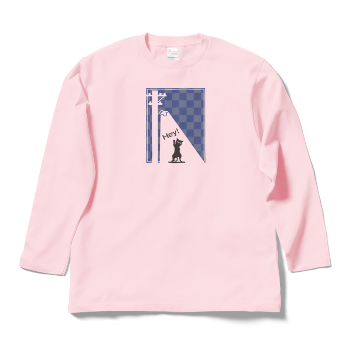 ロングスリーブTシャツ - L - ライトピンク