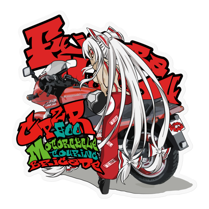 東方projectステッカー「藤原妹紅」 -きっどているず