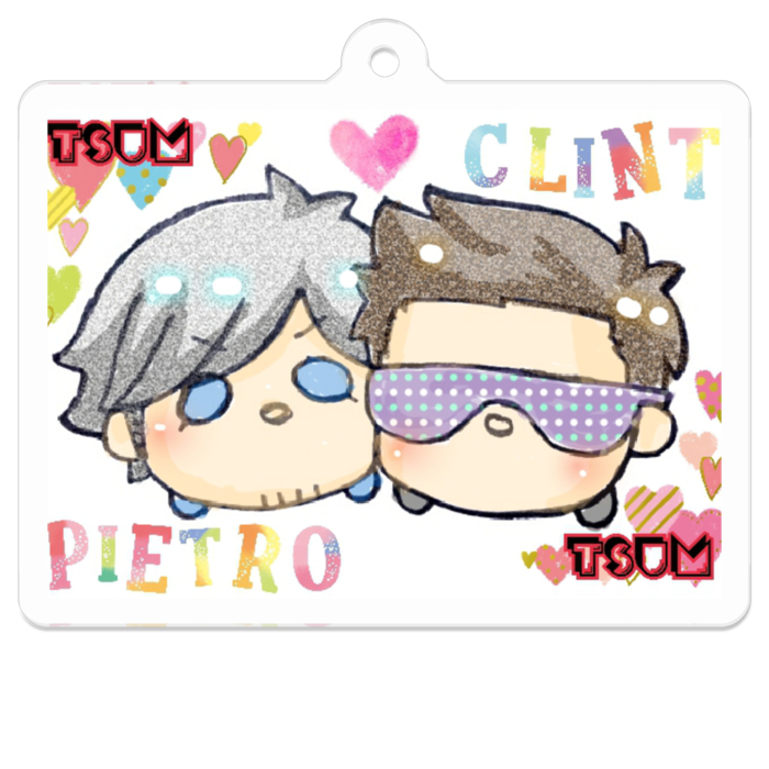 アクリルキーホルダー - 50 x 50 (mm)