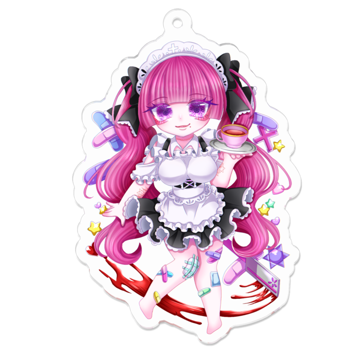 Suicide Maid ミニキャラアクリルキーホルダー Eternal Magic Girl Booth