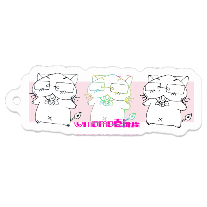 アクリルキーホルダー - 50 x 50 (mm)