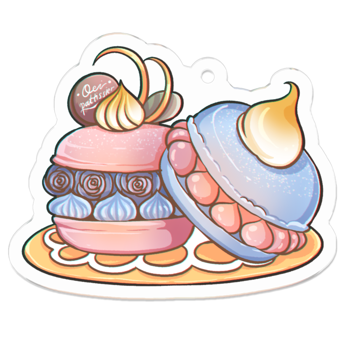 アクリルキーホルダー - 50 x 50 (mm)