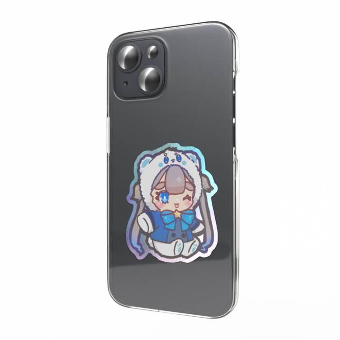 オーロラスマホステッカー - 縦