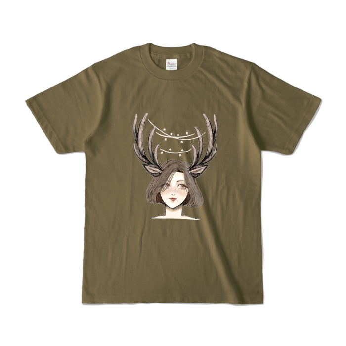 カラーTシャツ - S - オリーブ (濃色)