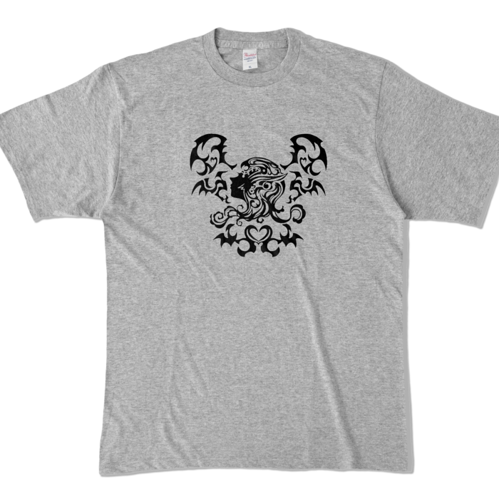 カラーTシャツ - XL - 杢グレー (濃色)