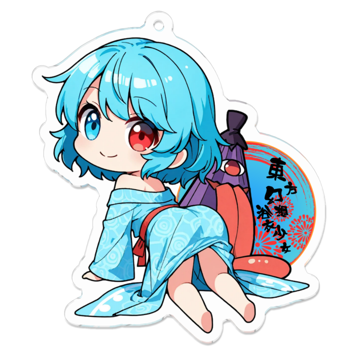 アクリルキーホルダー - 70 x 70 (mm)