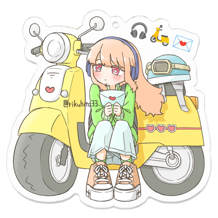 アクリルキーホルダー - 70 x 70 (mm)