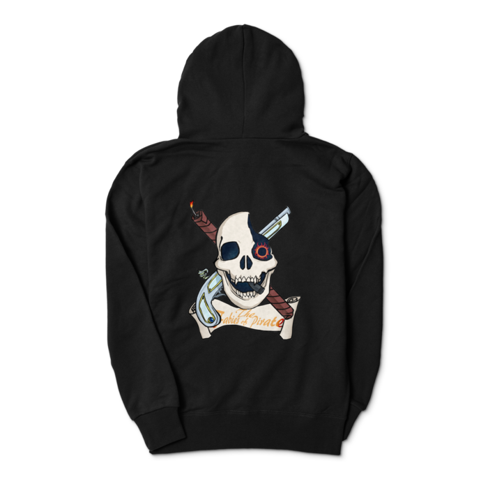 ジップパーカー - S - 背面(1)