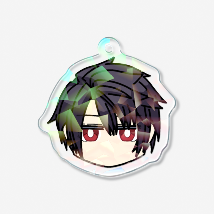 ホログラムアクリルキーホルダー - 50 × 50mm