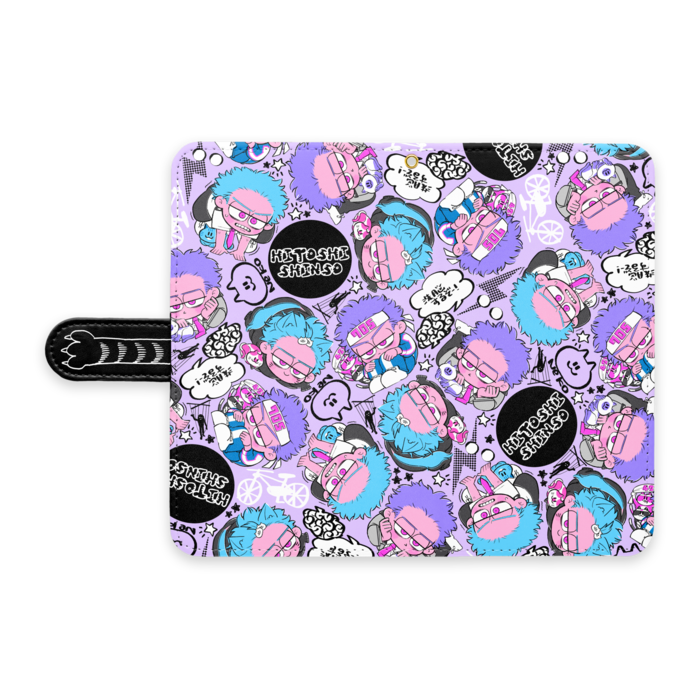 手帳型Androidケース - L - ストラップ穴 あり