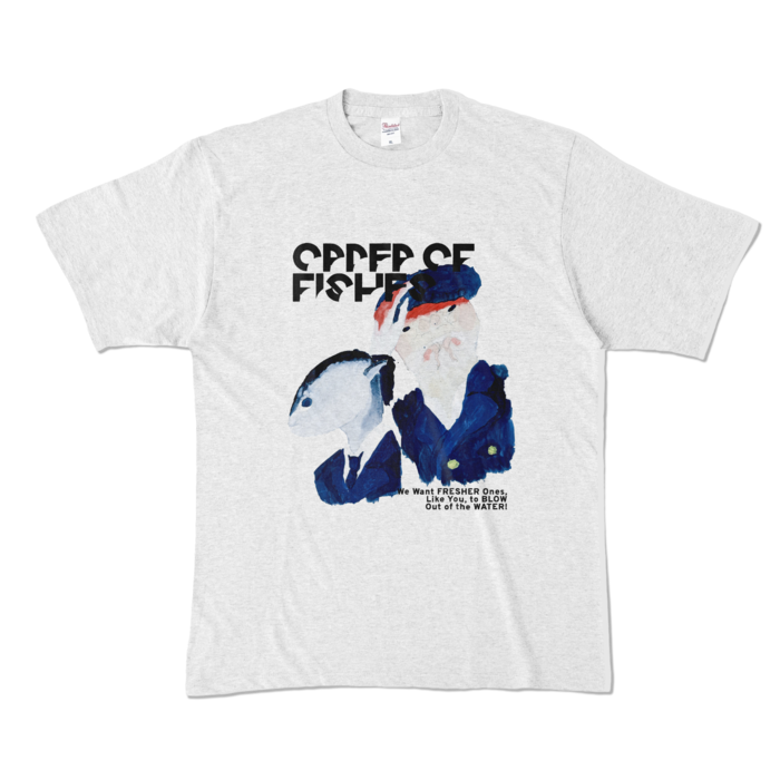カラーTシャツ - XL - アッシュ (淡色)