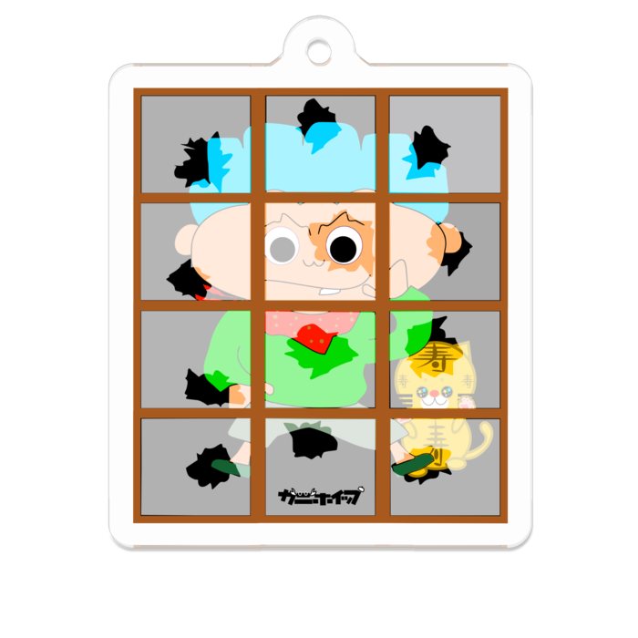 アクリルキーホルダー - 50 x 50 (mm)