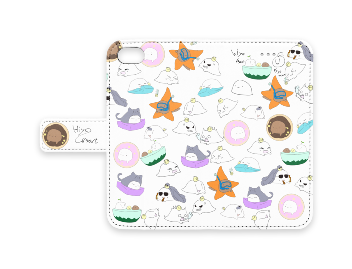 手帳型iPhoneケース - iPhone 8 / 7 - ストラップ穴 なし